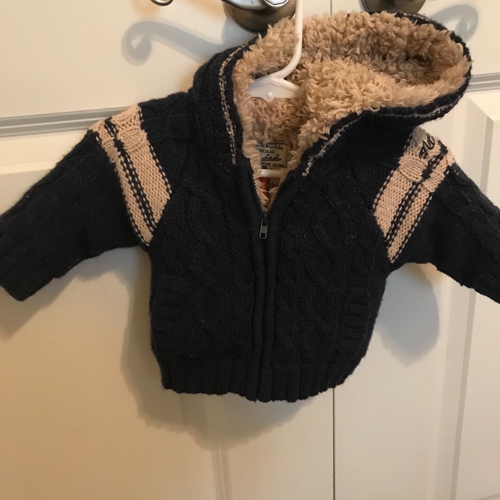 3 month sweater jacket. Never been worn.